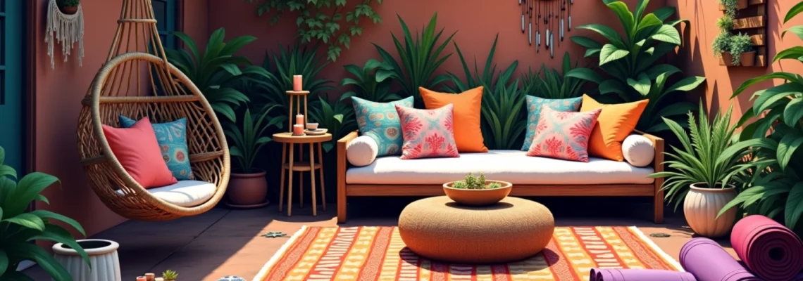 Estilo boho para tu jardín