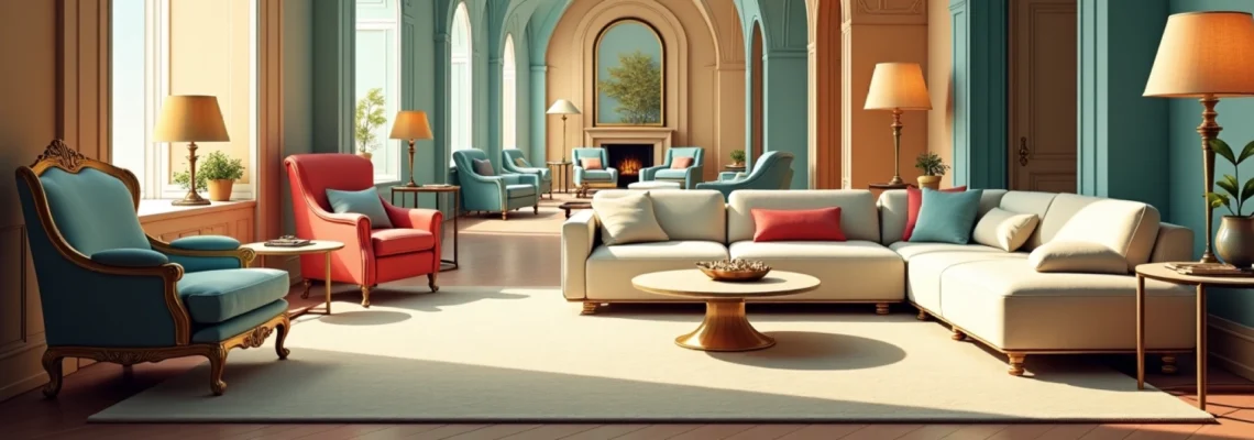 Combina estilos de muebles